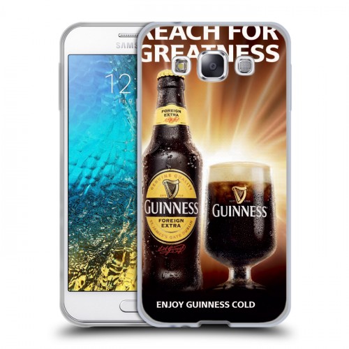 Дизайнерский пластиковый чехол для Samsung Galaxy E5 Guinness