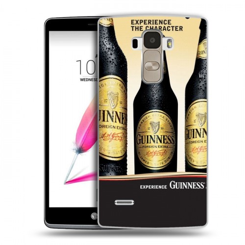 Дизайнерский пластиковый чехол для LG G4 Stylus Guinness