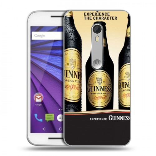 Дизайнерский пластиковый чехол для Lenovo Moto G Guinness