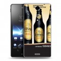 Дизайнерский пластиковый чехол для Sony Xperia TX Guinness