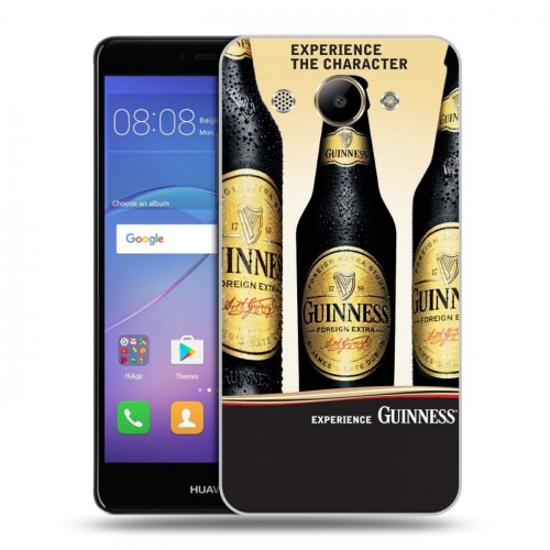 Дизайнерский пластиковый чехол для Huawei Y3 (2017) Guinness