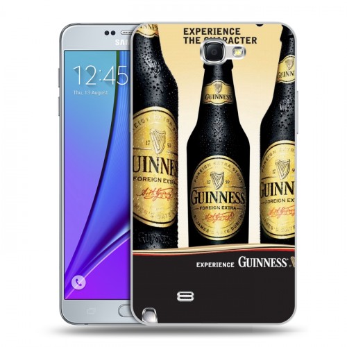 Дизайнерский пластиковый чехол для Samsung Galaxy Note 2 Guinness