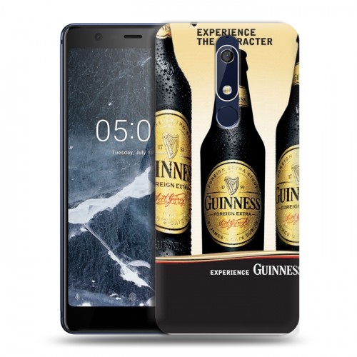 Дизайнерский пластиковый чехол для Nokia 5.1 Guinness