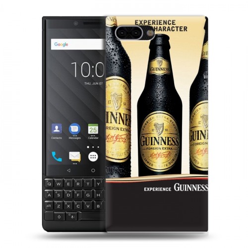 Дизайнерский пластиковый чехол для BlackBerry KEY2 Guinness