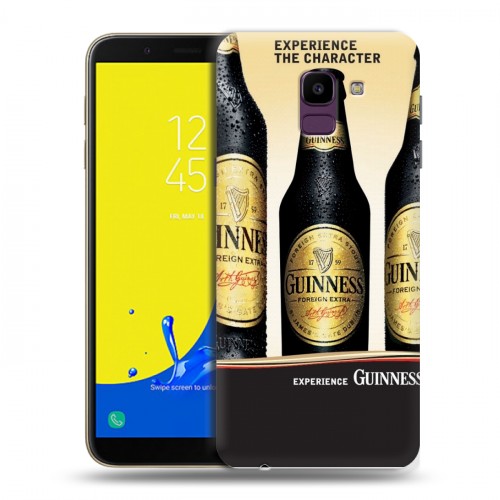 Дизайнерский пластиковый чехол для Samsung Galaxy J6 Guinness