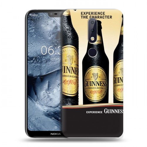 Дизайнерский пластиковый чехол для Nokia 6.1 Plus Guinness