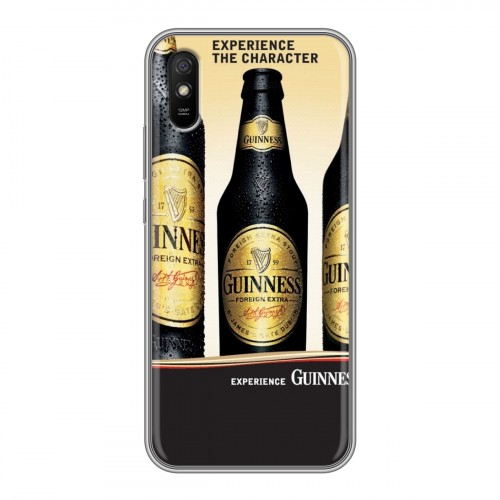 Дизайнерский силиконовый с усиленными углами чехол для Xiaomi RedMi 9A Guinness