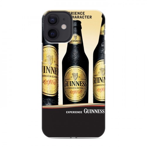 Дизайнерский силиконовый с усиленными углами чехол для Iphone 12 Mini Guinness