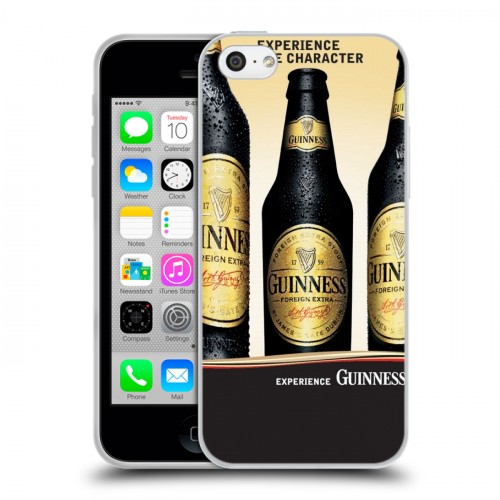 Дизайнерский пластиковый чехол для Iphone 5c Guinness