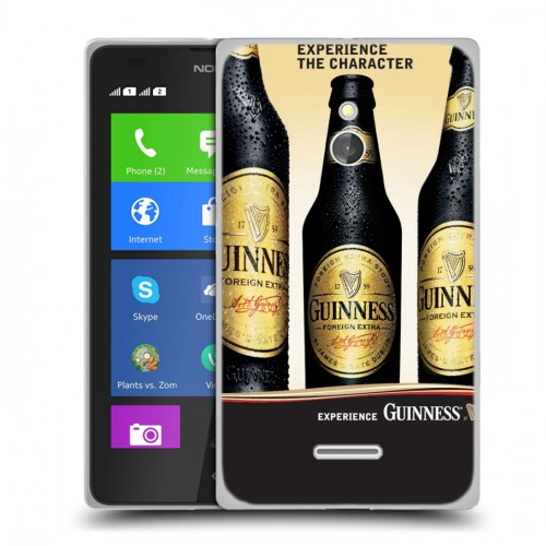 Дизайнерский силиконовый чехол для Nokia XL Guinness