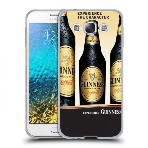 Дизайнерский пластиковый чехол для Samsung Galaxy E5 Guinness