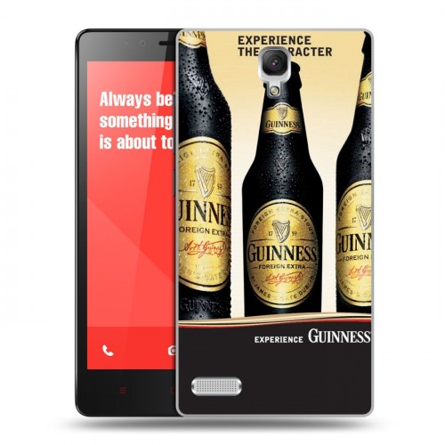 Дизайнерский пластиковый чехол для Xiaomi RedMi Note Guinness