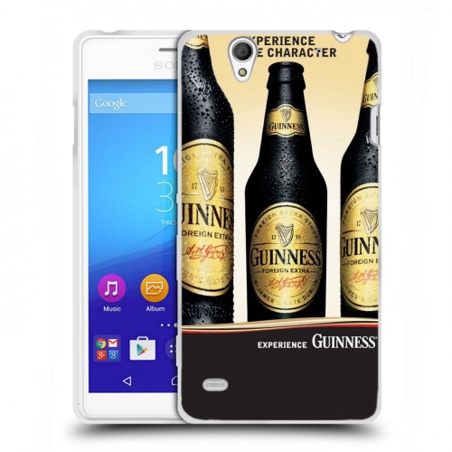 Дизайнерский пластиковый чехол для Sony Xperia C4 Guinness