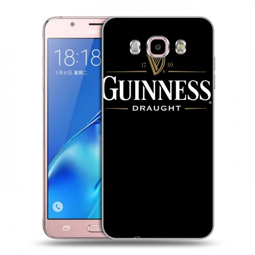 Дизайнерский силиконовый с усиленными углами чехол для Samsung Galaxy J5 (2016) Guinness