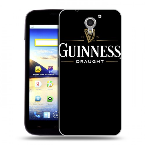 Дизайнерский пластиковый чехол для ZTE Blade A510 Guinness