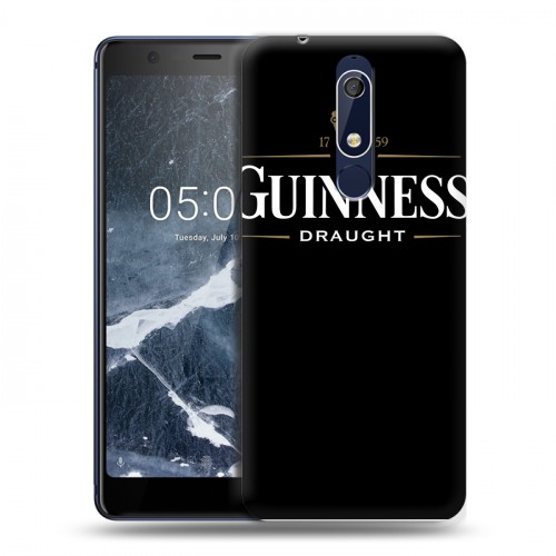 Дизайнерский пластиковый чехол для Nokia 5.1 Guinness