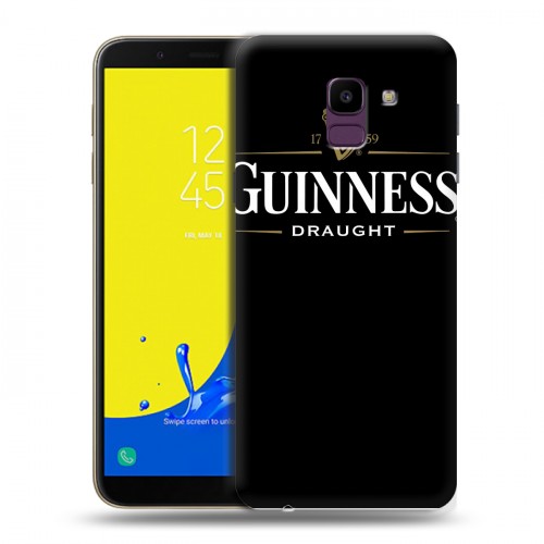 Дизайнерский пластиковый чехол для Samsung Galaxy J6 Guinness