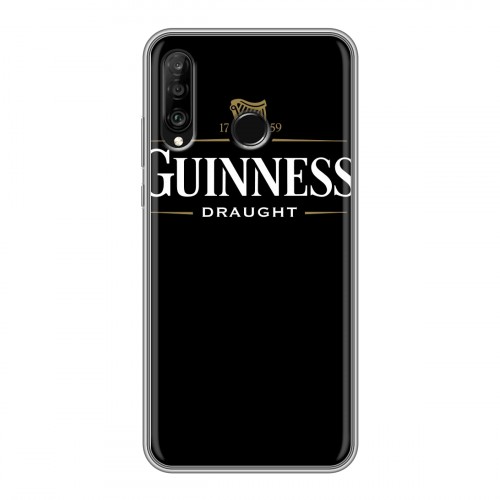 Дизайнерский силиконовый чехол для Huawei P30 Lite Guinness