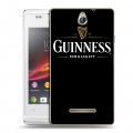 Дизайнерский пластиковый чехол для Sony Xperia E Guinness