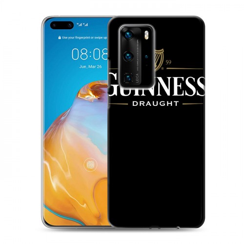 Дизайнерский пластиковый чехол для Huawei P40 Pro Guinness