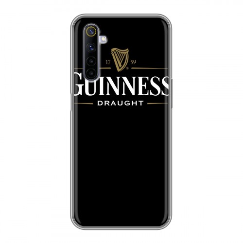 Дизайнерский силиконовый с усиленными углами чехол для Realme 6 Guinness