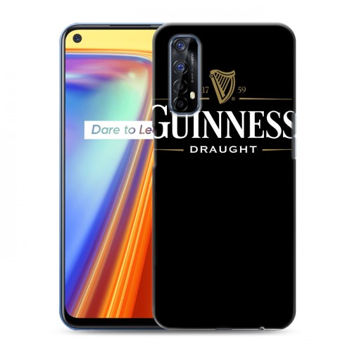 Дизайнерский силиконовый с усиленными углами чехол для Realme 7 Guinness