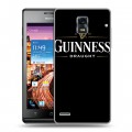 Дизайнерский пластиковый чехол для Huawei Ascend P1 Guinness