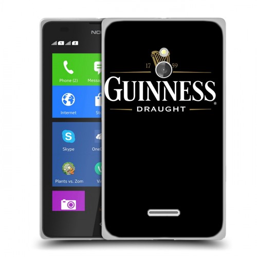 Дизайнерский силиконовый чехол для Nokia XL Guinness