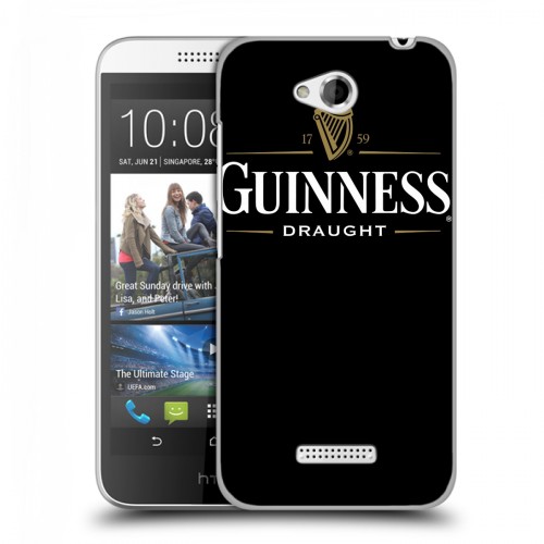 Дизайнерский пластиковый чехол для HTC Desire 616 Guinness