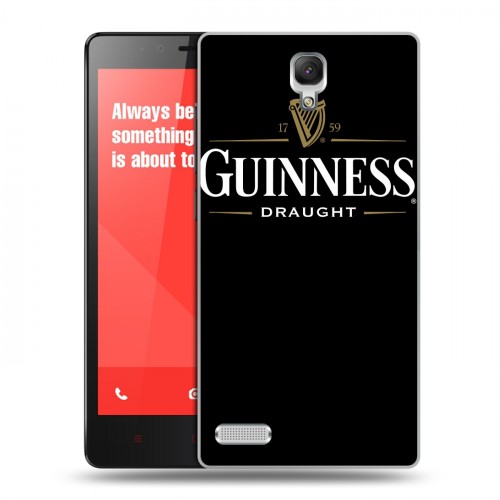 Дизайнерский силиконовый чехол для Xiaomi RedMi Note Guinness