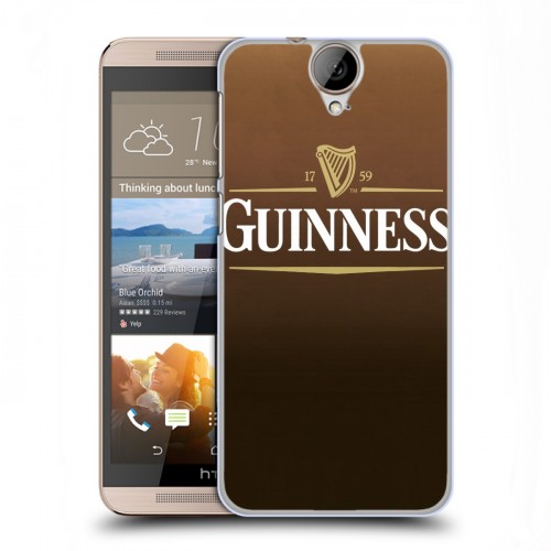 Дизайнерский пластиковый чехол для HTC One E9+ Guinness