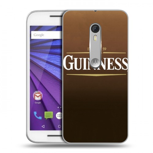 Дизайнерский пластиковый чехол для Lenovo Moto G Guinness