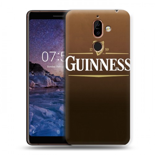 Дизайнерский пластиковый чехол для Nokia 7 Plus Guinness