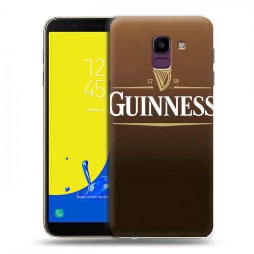 Дизайнерский пластиковый чехол для Samsung Galaxy J6 Guinness