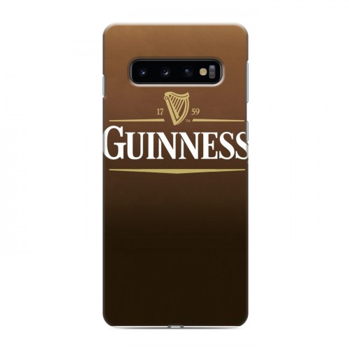 Дизайнерский силиконовый чехол для Samsung Galaxy S10 Guinness