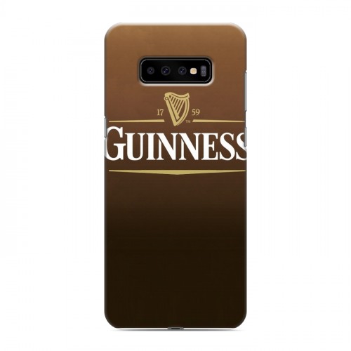 Дизайнерский пластиковый чехол для Samsung Galaxy S10 Plus Guinness