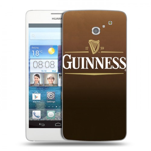 Дизайнерский пластиковый чехол для Huawei Ascend D2 Guinness