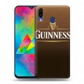 Дизайнерский пластиковый чехол для Samsung Galaxy M20 Guinness