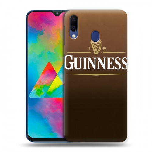 Дизайнерский пластиковый чехол для Samsung Galaxy M20 Guinness