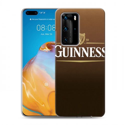 Дизайнерский пластиковый чехол для Huawei P40 Pro Guinness