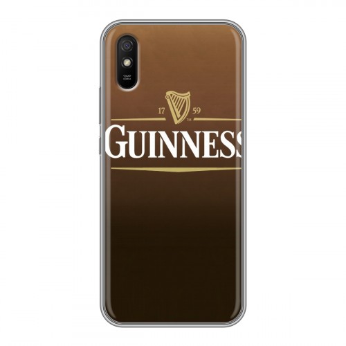 Дизайнерский силиконовый с усиленными углами чехол для Xiaomi RedMi 9A Guinness