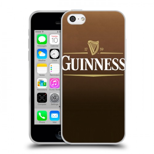 Дизайнерский пластиковый чехол для Iphone 5c Guinness