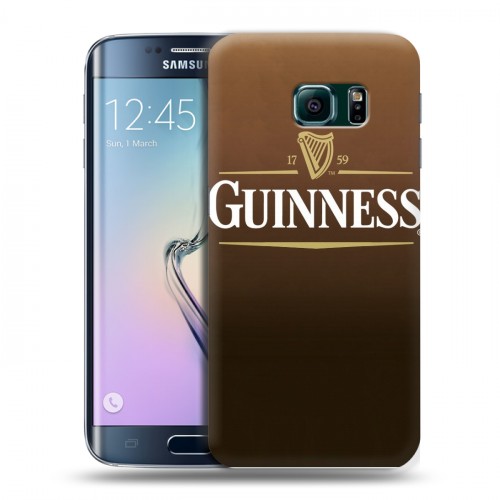 Дизайнерский пластиковый чехол для Samsung Galaxy S6 Edge Guinness