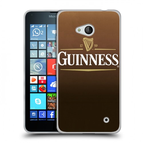 Дизайнерский пластиковый чехол для Microsoft Lumia 640 Guinness