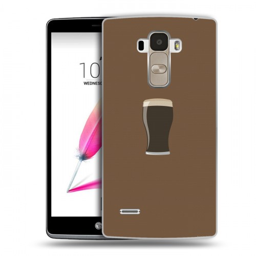 Дизайнерский пластиковый чехол для LG G4 Stylus Guinness