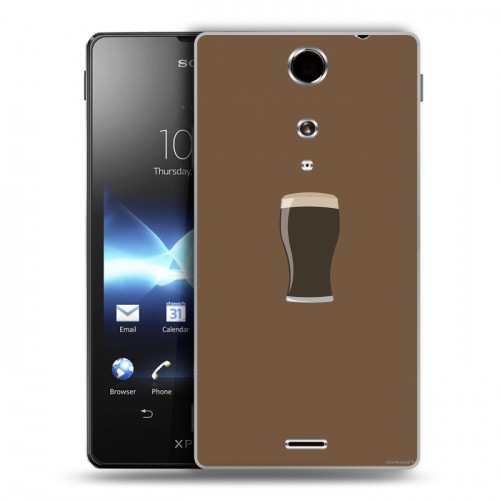 Дизайнерский пластиковый чехол для Sony Xperia TX Guinness