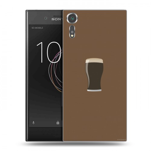 Дизайнерский пластиковый чехол для Sony Xperia XZs Guinness