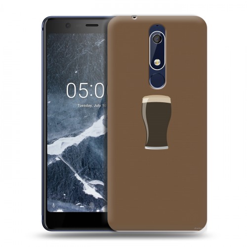 Дизайнерский пластиковый чехол для Nokia 5.1 Guinness