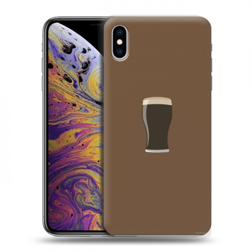 Дизайнерский силиконовый чехол для Iphone Xs Max Guinness