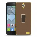 Дизайнерский пластиковый чехол для Alcatel One Touch Idol X Guinness